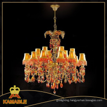 Classical Luxury Lampshade Brass Chandelier (MD0702-12+6)